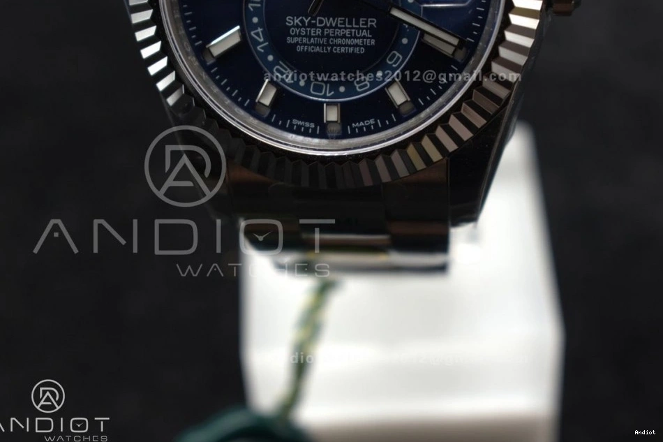 Edition 1091 326934 SS Bracelet A Blue Bold SS 904L on Sky-Dweller 1:1 ZF Dial Best 0705